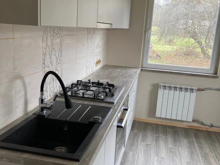 Iebūvējamā plītskrāsns virtuves iekārtā