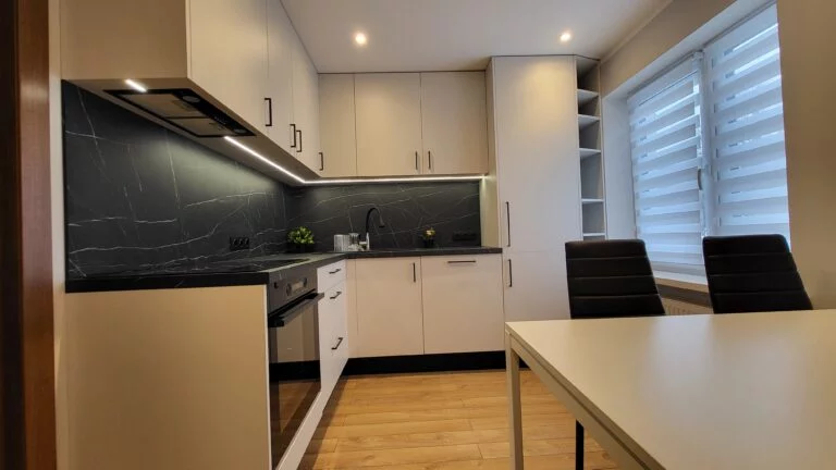 L formas virtuves mēbeles